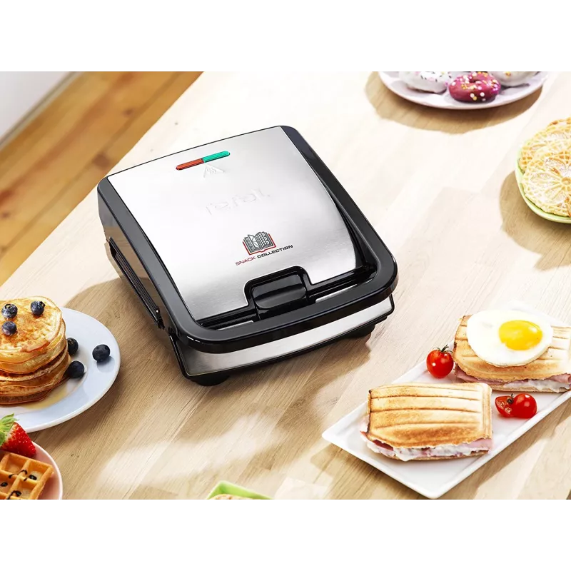 Tefal XA800112 piastre per toast per SW852, nero