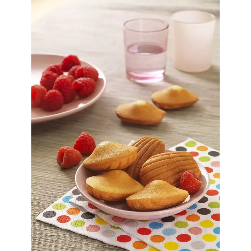 Tefal XA801512 piastre per madeleine, nero