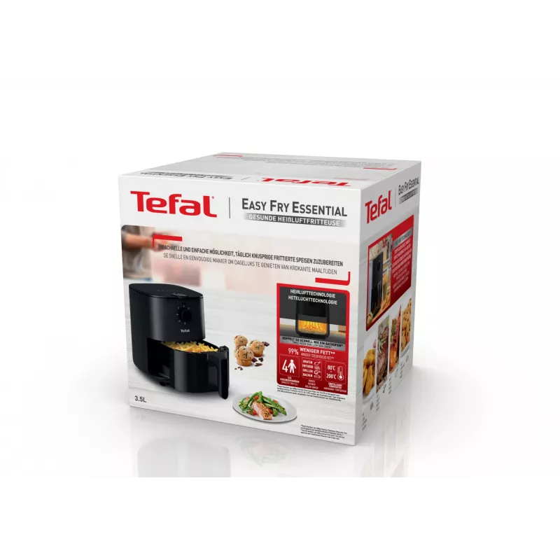 Friggitrice ad aria Tefal Easy Fry EY1308 Single 3,5 l a libera installazione 1030 W nera
