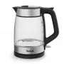 Bollitore in vetro Tefal KI605830 bollitore elettrico 1,7 L 2200 W nero, argento, trasparente