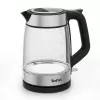 Bollitore in vetro Tefal KI605830 bollitore elettrico 1,7 L 2200 W nero, argento, trasparente