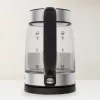 Bollitore in vetro Tefal KI605830 bollitore elettrico 1,7 L 2200 W nero, argento, trasparente