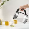 Bollitore in vetro Tefal KI605830 bollitore elettrico 1,7 L 2200 W nero, argento, trasparente