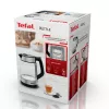 Bollitore in vetro Tefal KI605830 bollitore elettrico 1,7 L 2200 W nero, argento, trasparente