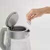 Bollitore in vetro Tefal KI605B30 bollitore elettrico 1,7 L 2200 W grigio, argento, trasparente