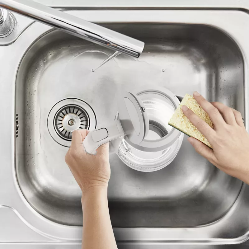 Bollitore in vetro Tefal KI605B30 bollitore elettrico 1,7 L 2200 W grigio, argento, trasparente
