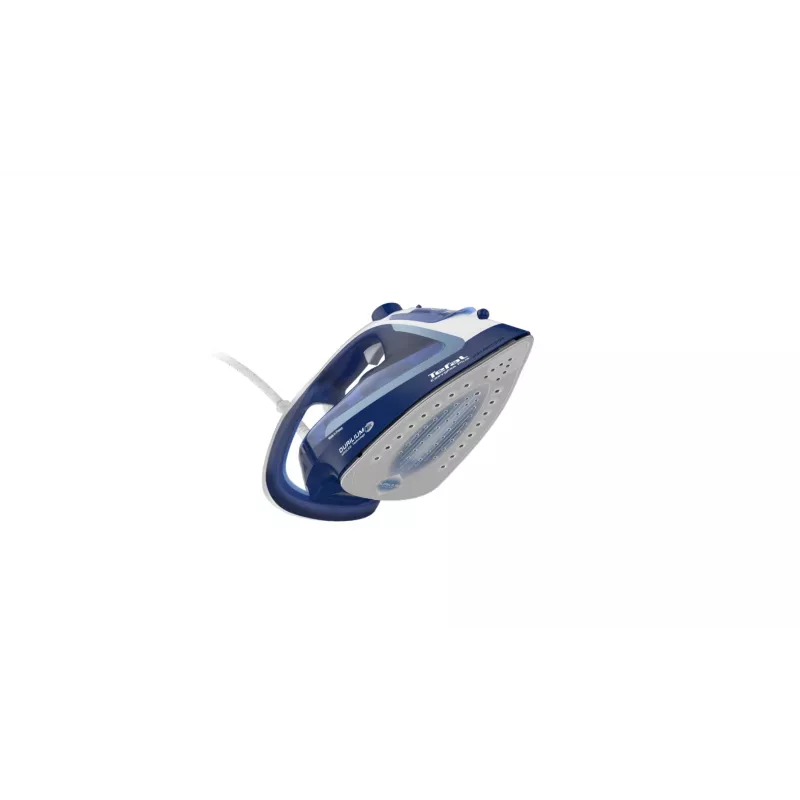 Tefal EasyGliss Plus FV5735 Ferro da stiro a secco e a vapore suola Durilium 2500 W blu, bianco
