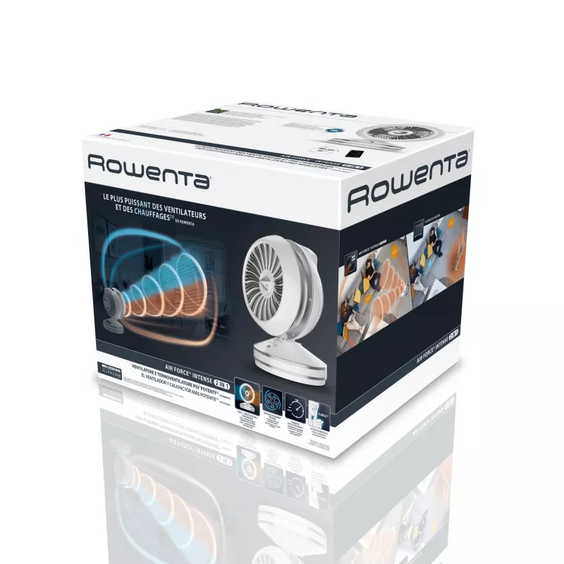 Rowenta HQ7152 Ventilatore per interni bianco, argento termoventilatore elettrico