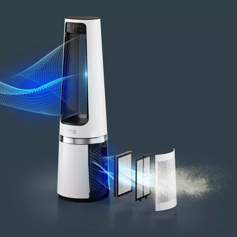 Purificatore d'aria Rowenta Eclipse QU5060 30 m² 62 dB 2100 W bianco