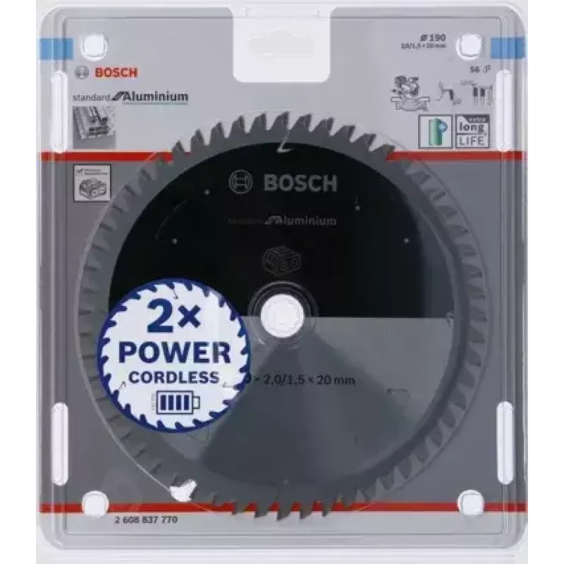 Bosch 2 608 837 770 lama circolare 19 cm 1 pz.