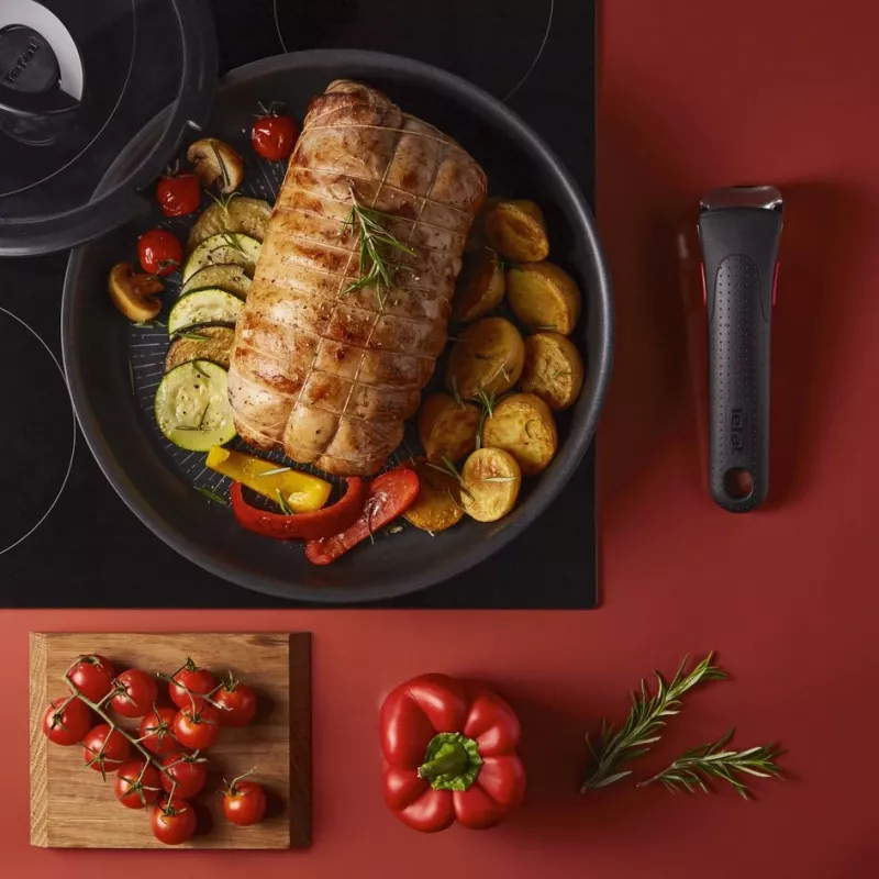 Set di pentole Tefal Ingenio L76391 – set misto in alluminio, 4 pezzi (pentole Ø16/18/20 cm) nero