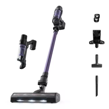 Rowenta RH6A31 scopa elettrica 2 in 1 batteria a secco senza sacchetto 140 W nero, viola