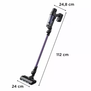 Rowenta RH6A31 scopa elettrica 2 in 1 batteria a secco senza sacchetto 140 W nero, viola