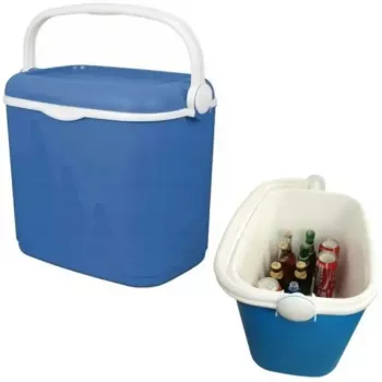 Borsa termica Keter High-rise 33 L — 49,8×33,3×41 cm, blu/bianco
