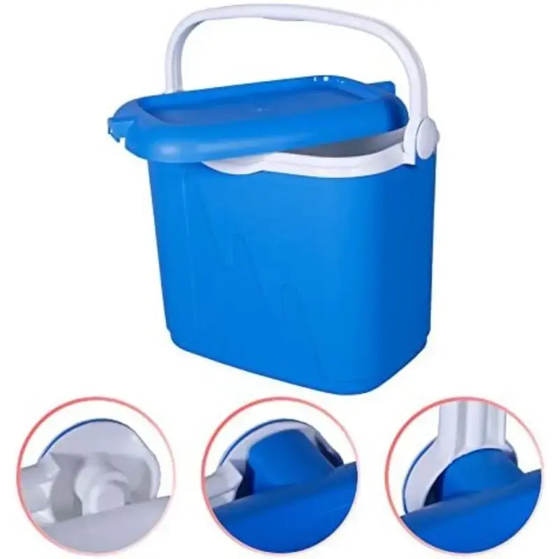 Borsa termica Keter High-rise 33 L — 49,8×33,3×41 cm, blu/bianco