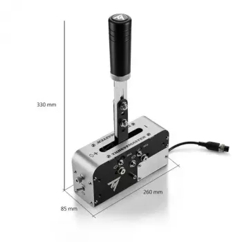 Freno a mano Thrustmaster 4060306 USB nero argento per PC PS4 PS5 Xbox