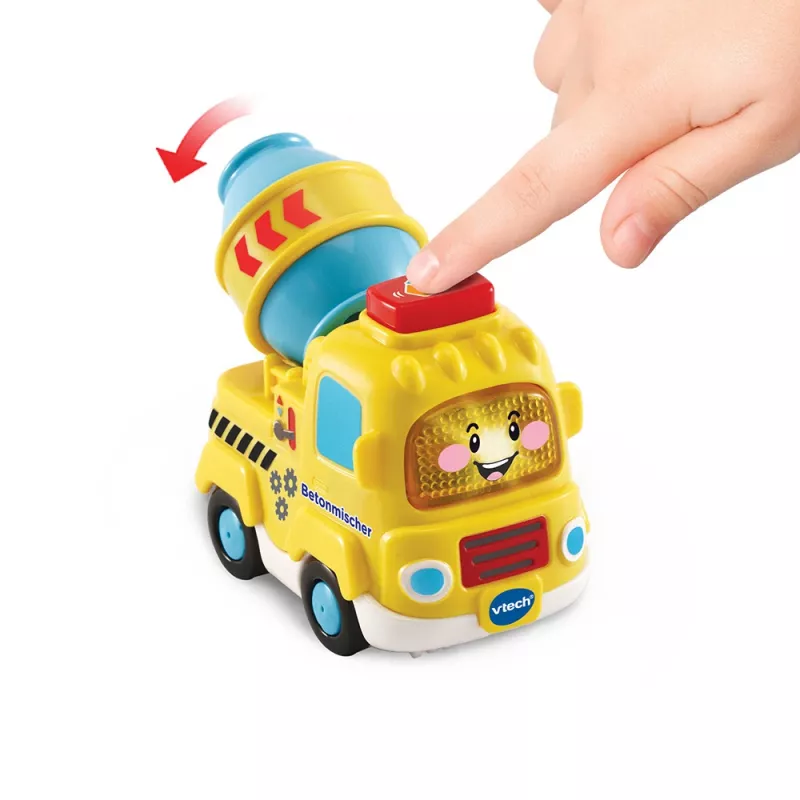 VTech Tut Tut Baby Flitzer betoniera, veicolo, 1 anno, AAA, giallo
