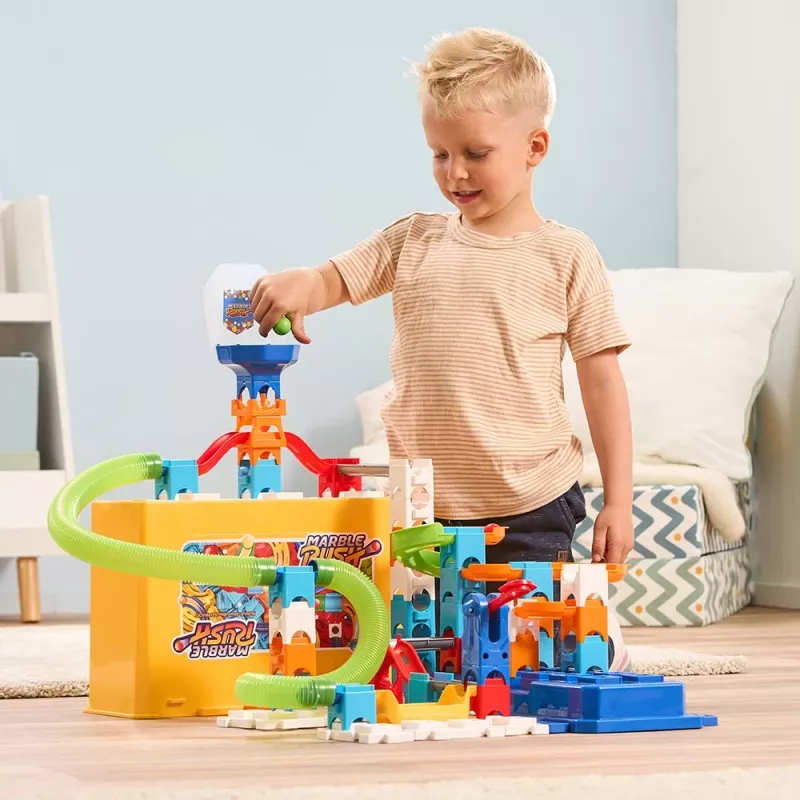 Set di costruzioni VTech Marble Rush M400 — 80 pezzi, pista di biglie interattiva