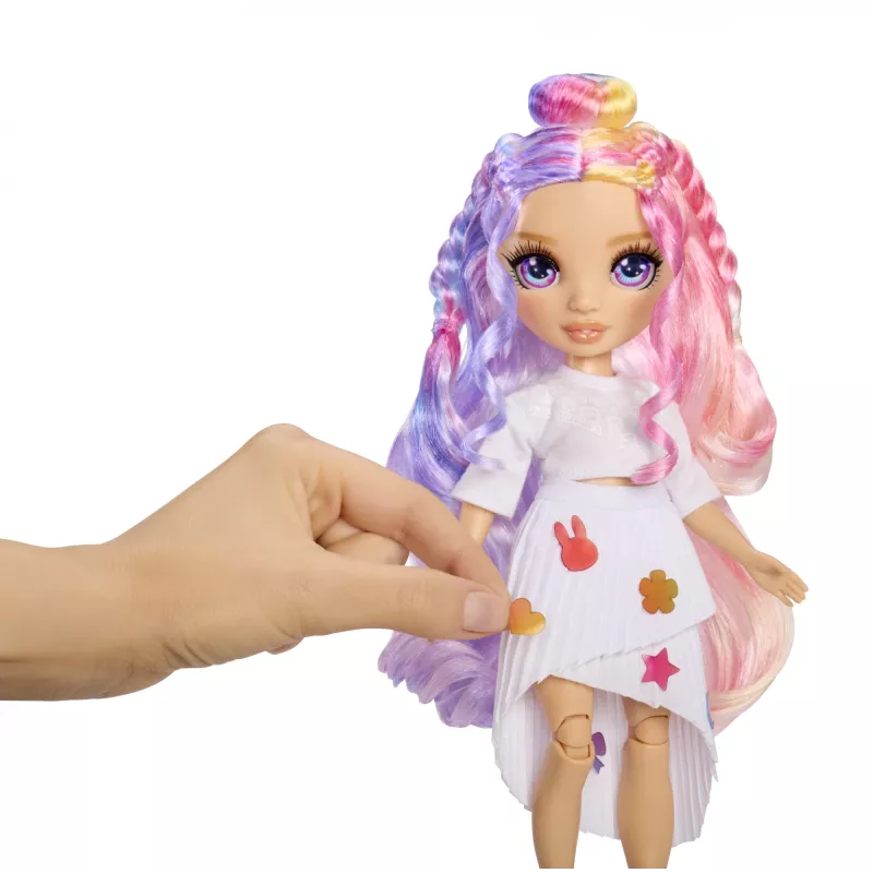 Bambole moda Rainbow High Air Brush & Create – occhi viola, bambola moda, femmina, 4 anni, bambino/bambina, multicolore