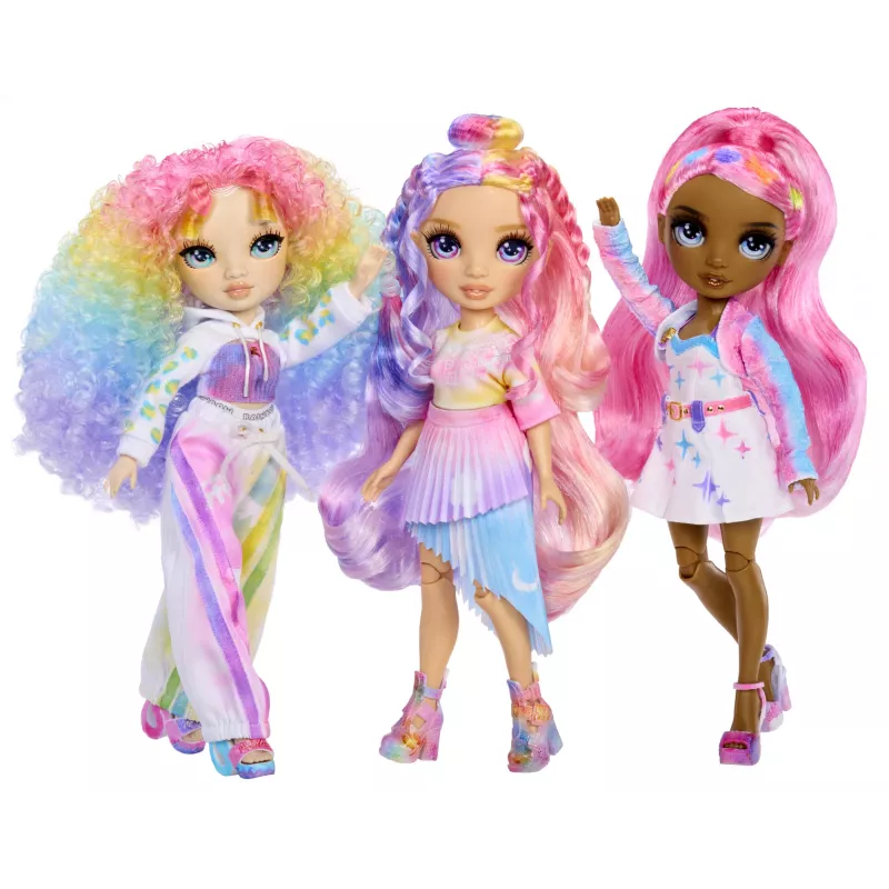 Bambole moda Rainbow High Air Brush & Create – occhi viola, bambola moda, femmina, 4 anni, bambino/bambina, multicolore