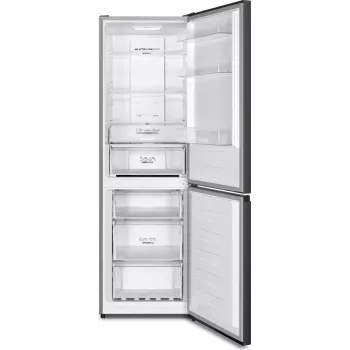 Frigorifero combinato Gorenje NRK619CABXL4, 304 L, 6 kg/24h, classe C, vano zona fresca, nero