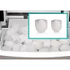 Macchina per ghiaccio portatile Gorenje IMD1200SB 12 kg/24h acciaio inox