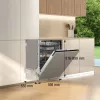 Lavastoviglie completamente incassabile Gorenje GV642C65 14 coperti