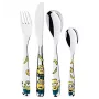 WMF 1286076040 set posate 4 pz. multicolore, acciaio inox