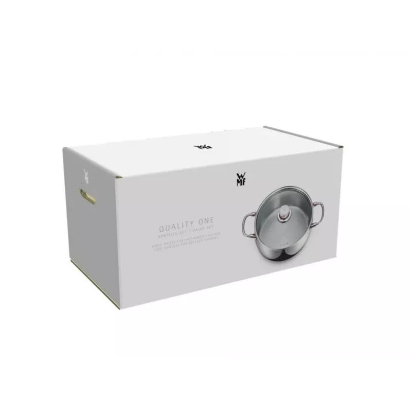 WMF Quality One 07.7455.6380 set pentole 9 pezzi