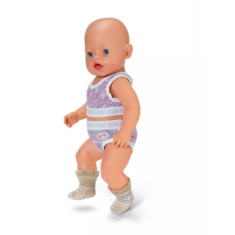 BABY born Strumpfhosen & Socken Schaf 2-fach sortiert 43 cm collant per bambole