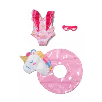 BABY born Bade-Set Einhorn 43 cm, costume da bagno per bambole, 3 anni