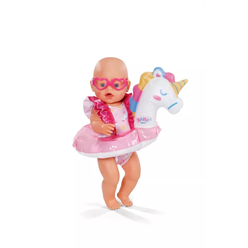 BABY born Bade-Set Einhorn 43 cm, costume da bagno per bambole, 3 anni