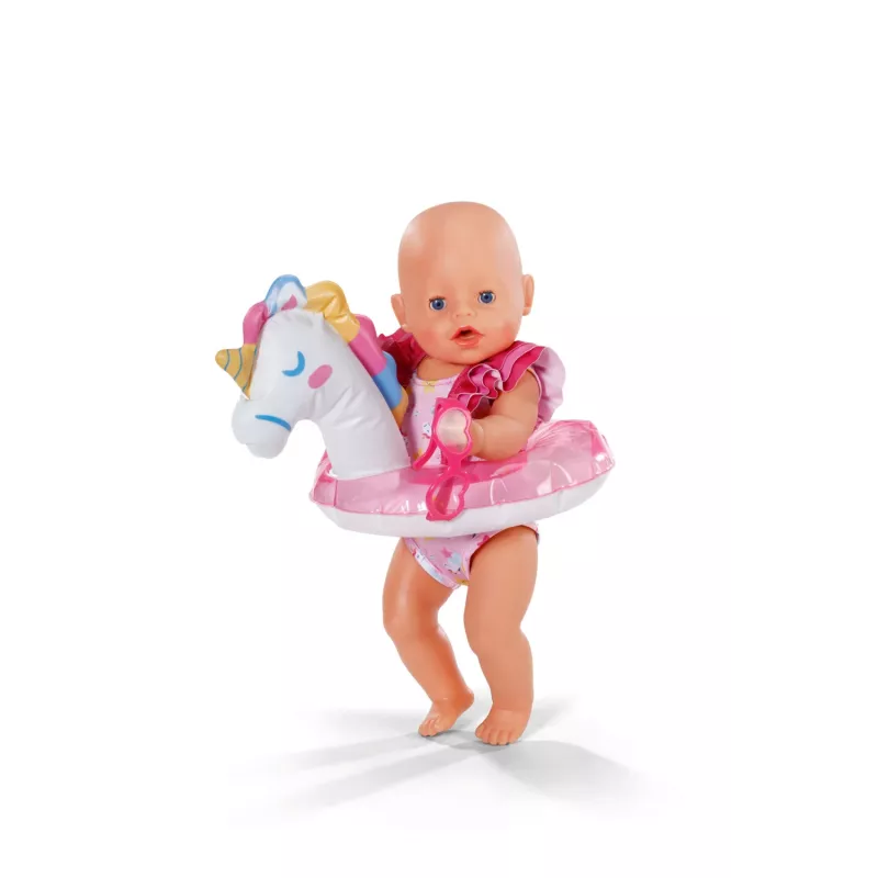 BABY born Bade-Set Einhorn 43 cm, costume da bagno per bambole, 3 anni