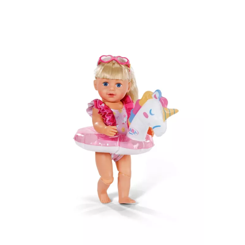 BABY born Bade-Set Einhorn 43 cm, costume da bagno per bambole, 3 anni