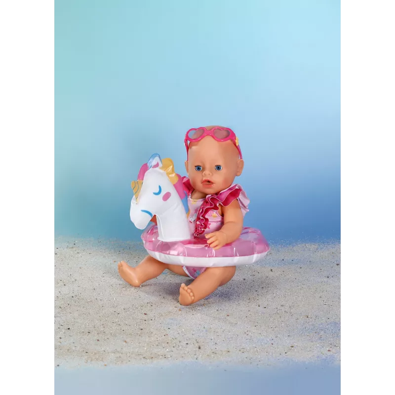 BABY born Bade-Set Einhorn 43 cm, costume da bagno per bambole, 3 anni