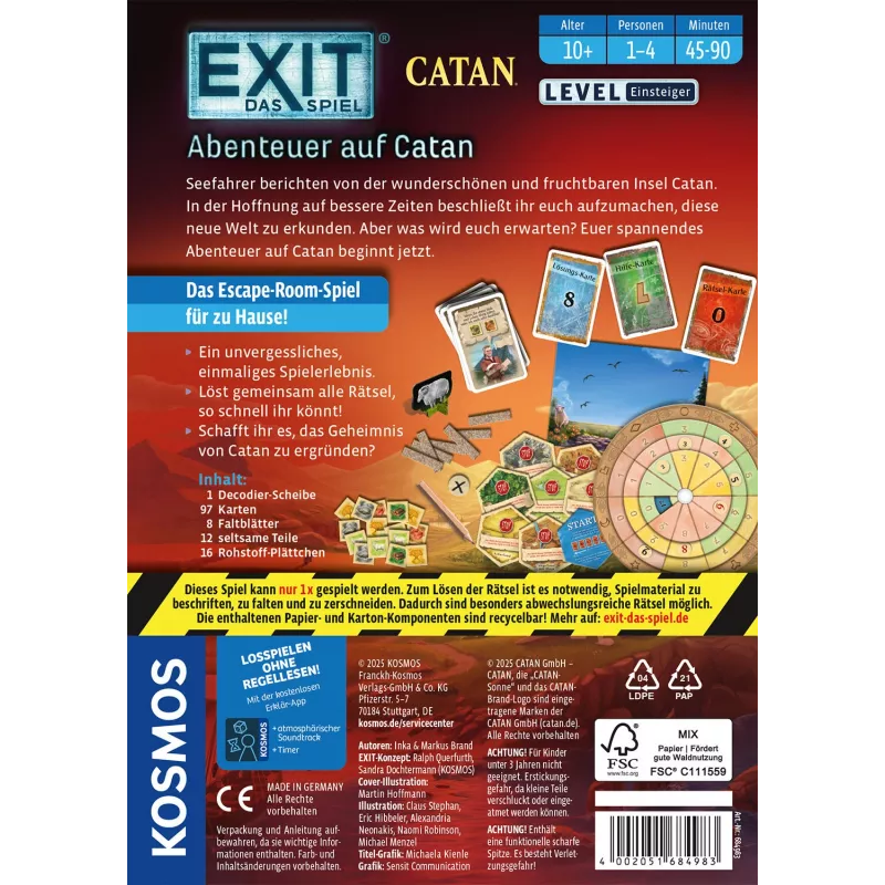 Kosmos EXIT - Il gioco, gioco di carte, strategia