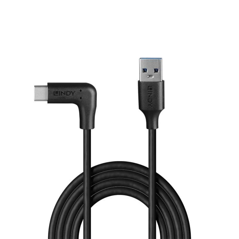 Lindy cavo da 1,5 m USB 3.2 Type-A a C, angolare 90°, 10 Gbit/s