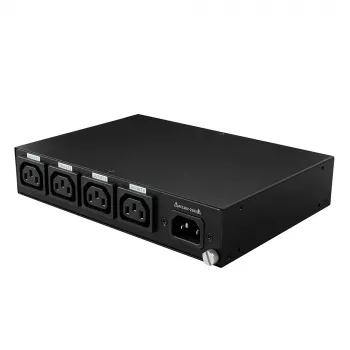 Lindy 32622 unità di distribuzione dell'alimentazione (PDU) 4 uscite AC 1U nero