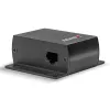 Lindy 100m PS/2 KM Cat.5e/6 extender, trasmettitore e ricevitore, con filo, 100 m, Cat5e, Cat6, nero, CE, FCC, RoHS e REACH, CP65