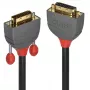 Lindy prolunga DVI-D Dual Link da 2 m, Anthra Line, 2 m, DVI-D, DVI-I, connettore maschio, connettore femmina, nero
