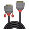 Lindy prolunga DVI-D Dual Link da 2 m, Anthra Line, 2 m, DVI-D, DVI-I, connettore maschio, connettore femmina, nero