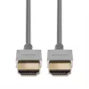 Lindy cavo HDMI Ultra High Speed sottile, 0,5 m, 0,5 m, HDMI Type-A (standard), HDMI Type-A (standard), 48 Gbit/s, bianco