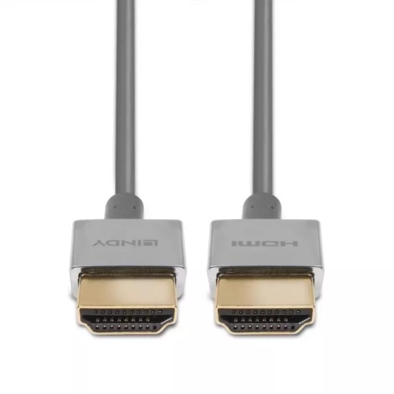 Lindy cavo HDMI Ultra High Speed sottile, 0,5 m, 0,5 m, HDMI Type-A (standard), HDMI Type-A (standard), 48 Gbit/s, bianco
