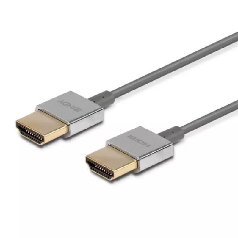 Lindy cavo HDMI Ultra High Speed sottile, 0,5 m, 0,5 m, HDMI Type-A (standard), HDMI Type-A (standard), 48 Gbit/s, bianco