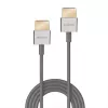 Lindy cavo HDMI Ultra High Speed sottile, 0,5 m, 0,5 m, HDMI Type-A (standard), HDMI Type-A (standard), 48 Gbit/s, bianco