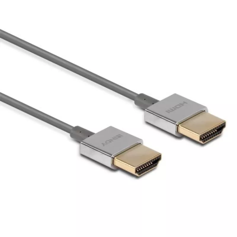 Lindy cavo HDMI Ultra High Speed sottile 1 m, 1 m, HDMI Type-A (standard), HDMI Type-A (standard), 48 Gbit/s, bianco