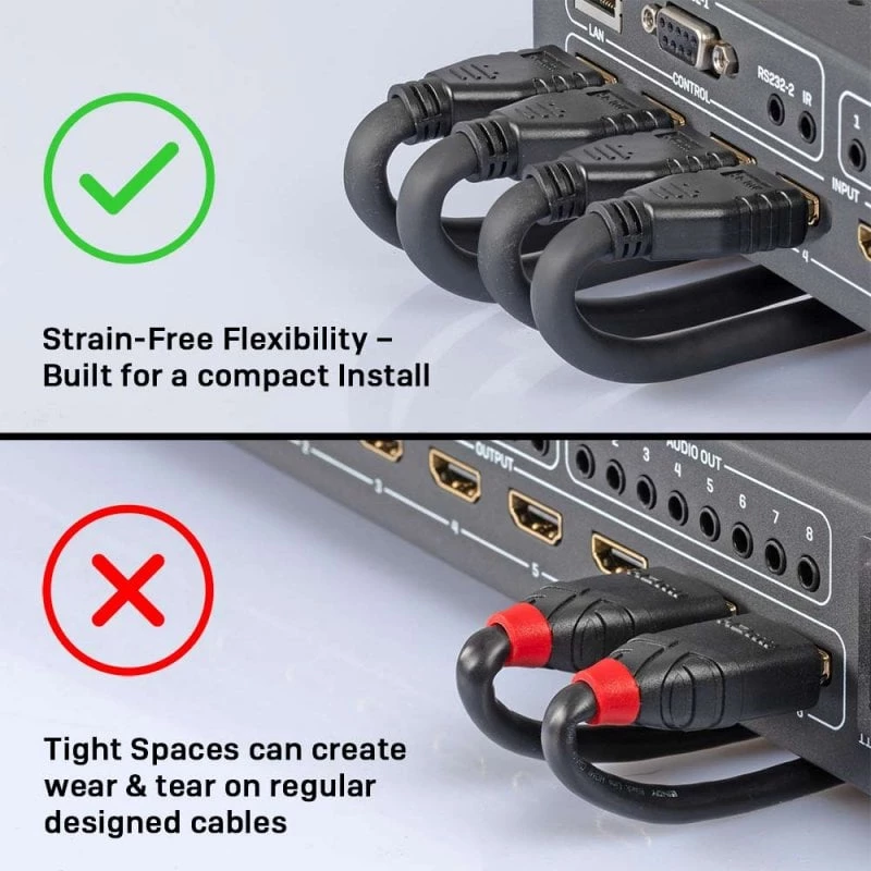 Lindy cavo HDMI 4K60Hz 3 m, flessibile, 3 m, HDMI Type-A (standard), HDMI Type-A (standard), 18 Gbit/s, nero