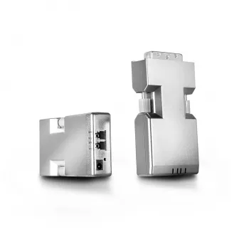 Lindy 1500m Fibre Optic DVI-D Single Link Extender, DVI, DVI-D, 1920 x 1200 pixel, argento, 1500 m, 40 x 70 x 15 mm