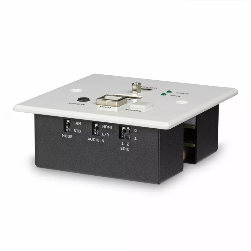 Lindy 150m Cat.6 HDMI 4K60 e Type-C HDBaseT UK presa a muro KVM Extender, trasmettitore