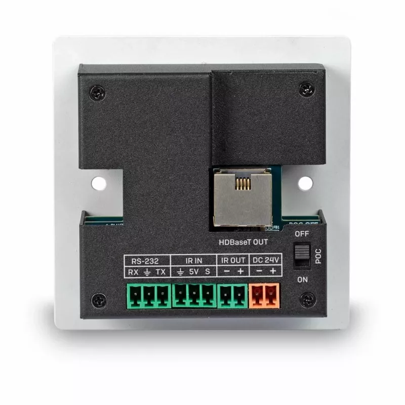 Lindy 150m Cat.6 HDMI 4K60 e Type-C HDBaseT UK presa a muro KVM Extender, trasmettitore